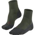 FALKE Herren Socken TK5 Wander Wool Short, Größe 44-45 in Grün