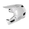 ABUS Downhill Helm HiDrop – ASTM-zertifizierter Fullface Helm mit ABS-Außenschale für MTB: Downhill, Enduro und Bikepark – für Erwachsene und Jugendliche – Weiß, Größe L