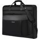 Garment Bag Travel Suit Bag for Men Women Large 40-Inch, Foldable Carry on Garment Bag Up to 3 Suits for Business Trips, 2 in 1 Hanging Suitcase Luggage Bags for Travel, Fits 15.6 Inch Laptop - Black