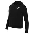 NIKE DQ5793-010 W NSW CLUB FLC STD PO HDY Sweatshirt Women's Black/White Size S