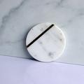 Enjoy time Marble Coasters For Drinks Set Of 6, Handcrafted Modern Coasters | 4 W in | Wayfair YQ10186