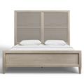 Birch Lane™ Mykonos Reclaimed Acacia Panel Bed in White | 59 H x 79 W x 86 D in | Wayfair E8E86D728B1944D7BDC0C93F46011FC0