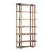 Gracie Oaks Jaquaylon 94" H x 44" W Solid Wood Etagere Bookcase Wood in Brown | 94 H x 44 W x 17 D in | Wayfair 87ED3E0A47DE48A9A96AEAF338C4EF45