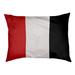 East Urban Home Atlanta Dog Bed Pillow Polyester in Red/White/Black | Small (28" W x 18" D x 6" H) | Wayfair E49239073E7F415E8FC9ACF4918B2E30