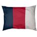 East Urban Home New York Bronx Baseball Dog Pillow Polyester in Red/Blue/White | Small (28" W x 18" D x 6" H) | Wayfair