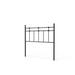 Cillian Steel Metal Spindle Headboard Metal in Black Laurel Foundry Modern Farmhouse® | 52 H x 39 W x 3 D in | Wayfair