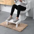 Tabouret de toilette pliable idéal pour la salle de bain s'accroupir antidérapant avec boîte