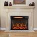 Symple Stuff Waldwick 22.8" W Electric Fireplace Insert, Resin in Black | 18.1 H x 22.8 W x 8.1 D in | Wayfair A9E1ABD240B94D659C9C996792106235