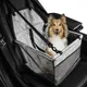 Siège de voiture pour chien et chat accessoire de transport pour voyage en maille respirante