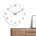 Non Coutil Horloge Murale De 10 Pouces Simple Ronde Horloge Suspendue Pour Salle De Bain Non Coutil