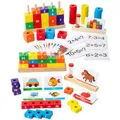 Puzzles d'orthographe mathématiques en bois pour enfants jouets d'apprentissage Montessori alth