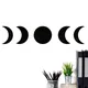 Décoration murale de Phase de lune scandinave 5 pièces style bohème pour maison et bureau