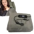 Heated Blanket Auto Charging Heated Blanket Heated 12 Volt Fleece Travel Throw For Car And RV Great
