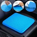 Coussin de siège de voiture en accent d'abeille 3D coussin de refroidissement en gel frais