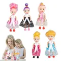 Jouet de poupée pour filles livraison aléatoire petite poupée avec robe et chaussures jouets
