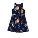 Ava & Yelly Dress - A-Line: Blue Floral Motif Skirts & Dresses - Kids Girl's Size 16