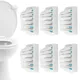 Brosse et support de cuvette de toilette bol de nettoyage sur pied avec liquide de nettoyage