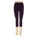 Marika Sport Active Pants - Low Rise Skinny Leg Cropped: Purple Activewear - Women's Size Small