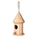 Cage de nid d'oiseau en bois Types de maison d'oiseaux en bois créative murale suspendue