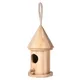 Cage de nid d'oiseau en bois Types de maison d'oiseaux en bois créative murale suspendue