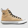 Converse all star berkshire boot trainers in beige