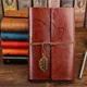 Vintage Notebook Diary Notepad PU Leather Spiral Literature Note Book Paper Replaceable Journal