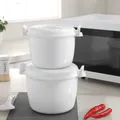 Portable Microwave Oven Rice Cooker Multifunctional Steamer Thermal Insulation Bento Lunch Box Food