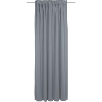 Vorhang ADAM "Uni Collection light", blau (königsblau), B:142cm H:215cm, Baumwolle (Bio-Baumwolle), Gardinen, aus 100% Bio-Baumwolle, Multiband (1 St) Image