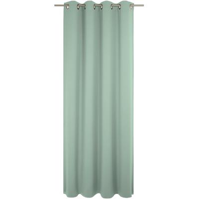 Vorhang WIRTH "Newbury", grün (mint), B:130cm H:395cm, Baumwolle, Polyester, Gardinen, nach Maß Image