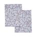 Printed Design Cotton Collection 400TC Hemstitch Blue Kyoto Sheet Set and Pillowcases
