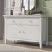 American White Solid Wood Dresser with Ample Storage