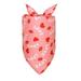 HIBRO Small Dog Puppy Collar Pet Collars for Dogs Girl Valentine s Day Dog Bandanas Triangle Bandana Triangle Bibs Scarf Reversible Bandana Adjustable Neckerchief Scarf For Dogs Cats