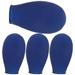 Hemoton 4pcs Waterproof Rain Shoes Non-slip Shoe Cover Outdoor Footwear Durable Shoe Cover for Pet Cat Dog (Blue Size M)