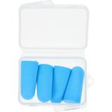 4pcs Anti-Noise Earplugs Noise Dampening Ear Plugs Sleeping Earbuds Disposable Ear Plugs Disposable Foam Earplugs Reusable Noise Cancelling Ear Plugs for Sleeping Elastic Earplugs