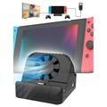 Switch Dock For Nintendo TV Switch Docking Station Portable Switch Charging Dock For Nintendo Switch With 4K HDMI USB 3.0 Port And Cooling Fan 2021 Upgraded Version (Black)
