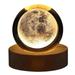 Night Light Soft Light USB Powered Plug And Play Fall Resistant Faux Crystal Ball 3000K Warm Bedside Lamp Home Supply