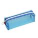 Back to School! LSLJS School Supplies Transparent Mesh Pencil Case Clearly Visible Grid Pen Cases Large-capacity Clear Exam Pouch Travel Toiletries Makeup Bag For Student Office Kids Adult