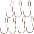 8 Pcs Closet Torsion s Hook Heavy Duty Ceiling Hooks Large Tote Bag Large Storage Tote Heavy Duty Coat Hooks Clip Over Door Coat Hanger Clothes Hanging Hooks Key Hook Holder Plant