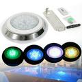 RGB LED Swimming Pool Light Underwater Lamp SPA Waterproof w/ Remote Stainless Steel+PC Underwater LED Light W/ Remote Controller RGB RGB LED Underwater Light 7-Color RGB Underwater LED Light