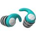 Noise canceling earplugs Silicone earplugs Sleep earplugs Shower earplugs Hearing Protection earplugs for Swimming Concert Rest Study Work Travel (Cyan Small)