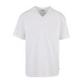 Urban Classics Herren T-Shirt Organic Oversized V-Neck Tee White XL