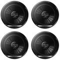 4 x Pioneer TS-G1620F 6.5-inch 2-Way Car Audio coaxial Speakers 6-1/2 with 25ft Speakers Wire