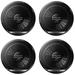 4 x Pioneer TS-G1620F 6.5-inch 2-Way Car Audio coaxial Speakers 6-1/2 with 25ft Speakers Wire