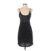 Under Armour Casual Dress - Sheath Scoop Neck Sleeveless: Black Print Dresses - Women's Size X-Small