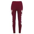 CZHJS Womens Pencil Pants Summer Beach Pants Comfy Compression Pants High Waist Boho Slim Leggings Solid Color Hiking Pants for Ladies Red M