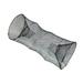 OUNONA Foldable Bait Cast Mesh Trap Net Portable Fishing Landing Net Shrimp Cage for Fish Lobster Prawn Minnow Crayfish Crab with Hand Rope Floating Circle