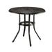 PEACNNG 32*32*29 Outdoor Cast Aluminum Round Dining Table