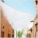 ctslt size order to make 12 x 22 x 25.1 white right triangle sun shade sail canopy mesh fabric uv block - heavy duty - 190 gsm - 3 years warranty (we make size)