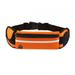 Running Belt Waist Pack Bag Wallet Adjustable Waistband Fitness Workout Belt Orange