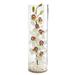 Nearly Natural Cymbidium Orchid Artificial Arrangement - White - 20in. Tall Cylinder Vase